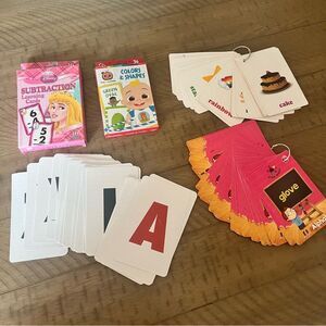 Bundle of Flashcards Preschool-first